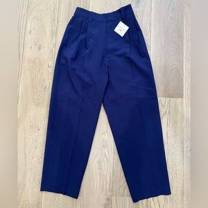NWT Marni x Uniqlo Wide-Fit Pleated Plants in Blue Size S